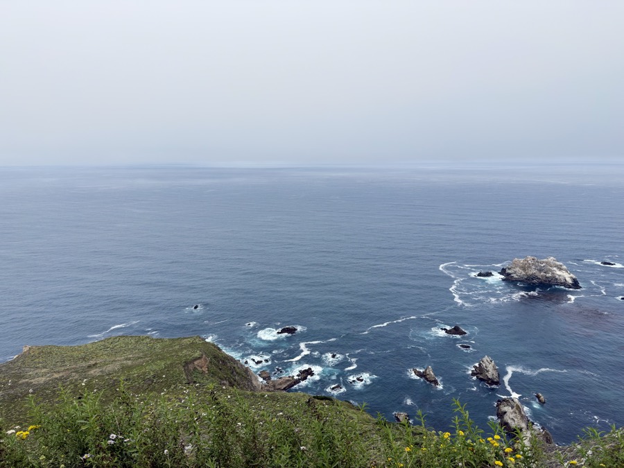 CA-1 facing the Pacific