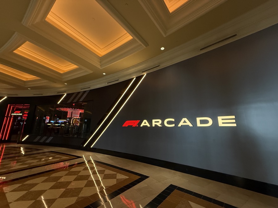 Photograph of F1 Arcade in The Forum Shops, Las Vegas, Nevada — landmark, July 21, 2026