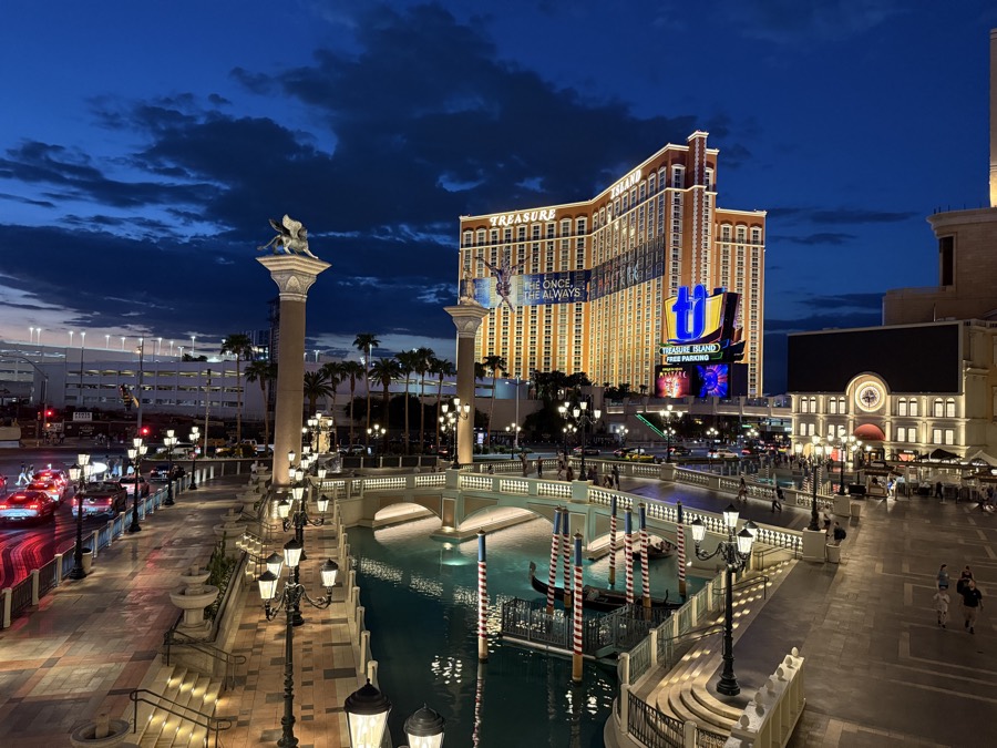 Photograph of The Venetian Resort Exterior View in Las Vegas, Nevada — travel photograph, July 21, 2026