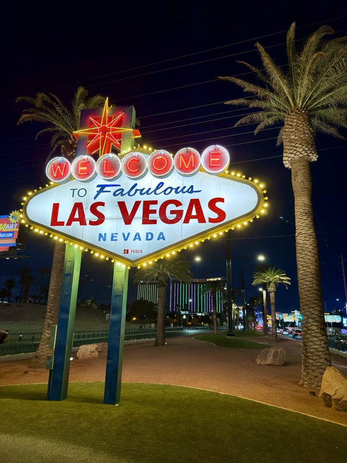 Photograph of Welcome to Fabulous Las Vegas Sign in Paradise, Las Vegas, Nevada — landmark, July 20, 2026